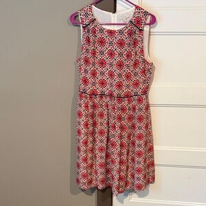 J. Crew Floral Sleeveless Printed Midi Dress